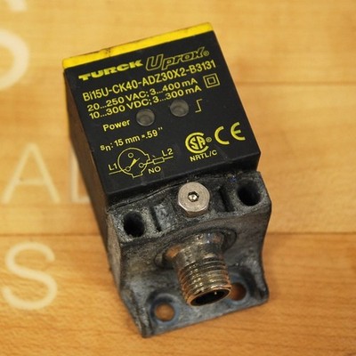 Turck Bi15U-CK40-ADZ30X2-B3131 Proximity Sensor, 20-250VAC 3-400 mA - USED
