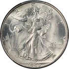 1946-S Walking Liberty Half PCGS MS64 Great Eye Appeal Strong Strike