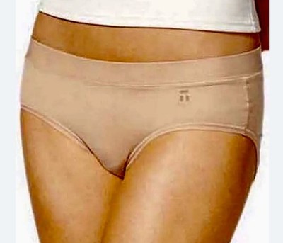 TOMMY JOHN Second Skin Maple Sugar Nude Self Waistband Brief Panty Womens XS 4