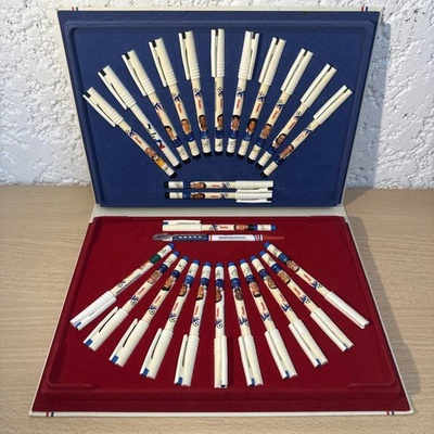 Coffret De 26 Stylos De L’équipe De France 1998 Coupe Du Monde - Photo 1/4