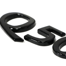 For Infiniti Q50 Rear Trunk Lid Letter Badge Emblem Nameplate Sport Gloss Black