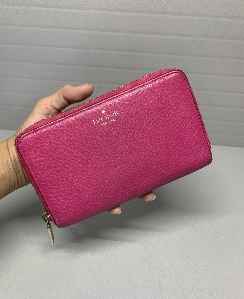 Cartera KATE SPADE NEW YORK Doble Top Cremallera Rosa Foto 2 de 4