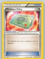 Weakness Policy 142/160 Primal Clash Pokemon NM