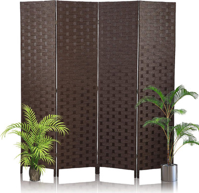 Divider Room Panel, 4 Panel 6 Ft Folding Privacy Screens, Folding Privacy Screen