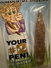 The Poo Poop Pen - Your 2 Ballpoint Pen Gag Funny Joke Toy Too Many Poo s