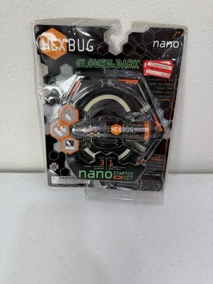 NEW HEX BUG STARTER KIT  GLOWS IN THE DARK  3 CONNECT PIECES 1 BUG
