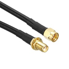 RG58 SMA Male to SMA Female Antenna Extension Coax Cable 50 ft 15.24m