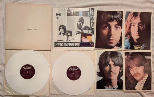 The Beatles White Album 2 LP Poster Pictures COLORED VINYL SEBX 11841