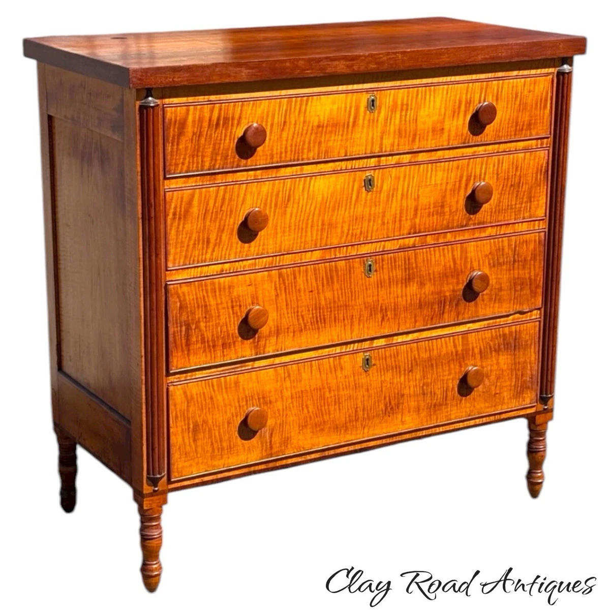 イデー　WAVE TALL CHEST Maple イデー WAVE TALL CHEST Maple Birdseye Maple Highboy Tall Chest or