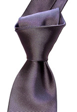  280 NWT TOM FORD solid LILAC Purple men's 3.1" ribbed slim silk neck Tie Italy