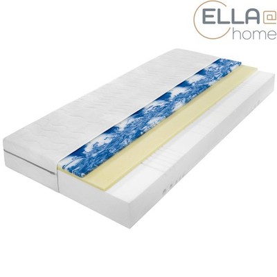 ELLA@home 7/5-Zonen-Gel-Kaltschaum/Viskoelastik-Matratze PISA G620 - H4 - 90x200