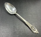 Wallace "Rose Point" Sterling Silver Serving Spoon 8 1/2" - 66g