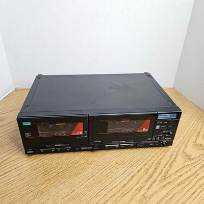 Sansui D-M70W Dual Cassette Deck HiFi Stereo Vintage Tape Player Dubbing Audio