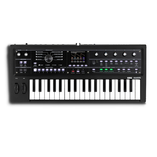 KORG microKORG 2 Keyboard Synthesizer & Vocoder - LE Black 197881431921 RF
