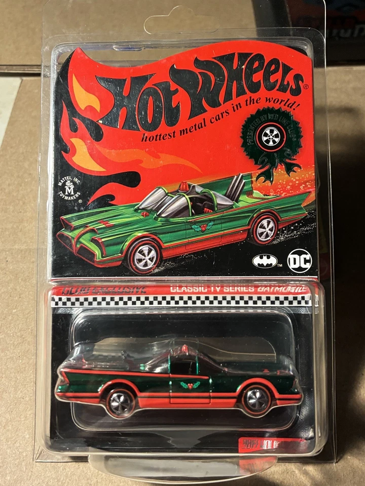 2017 Hot Wheels RLC Holiday Classic TV Series Batmobile 1966 1159/ 6000 W Bonus  - Image 2 of 4