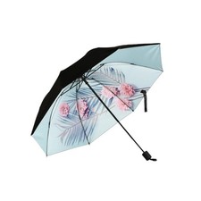 Folding Sun  Rain Umbrella with Black Coating