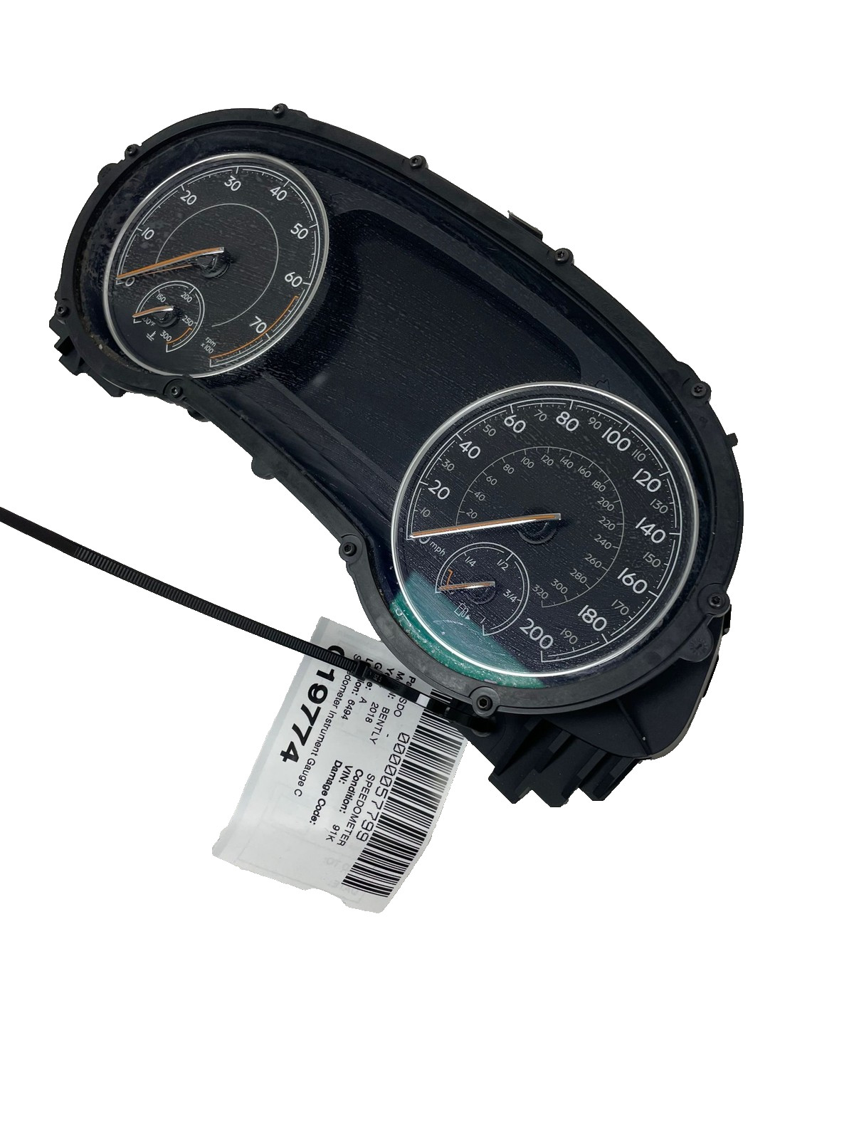 Bentley Bentayga 2015-2020 Instrument cluster