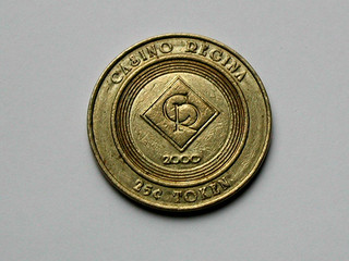 Regina SK CANADA 2000 25 Cents Casino Regina Slot Machine Token