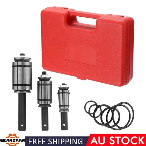 3 PCS Car Tail Pipe Expander Set Muffler Exhaust Pipe Dent Remover Tool Kit 1