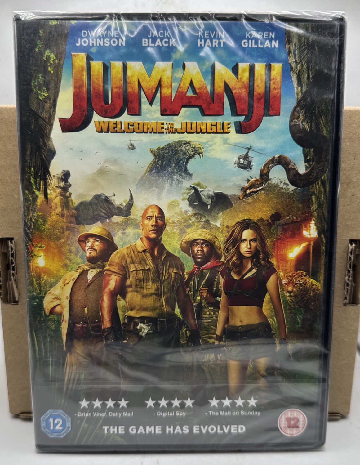 Jumanji - Welcome to the Jungle DVD (2018) Brand New & Sealed **FREE P&P**