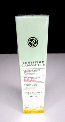 NEW/SEALED~Yves Rocher Sensitive Camomille Corrective Green Cream 1.35 FL OZ