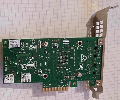 DELL - Intel X550-T2 10Gbps NIC, Dual Port, Cuivre, Base-T - DP/N : 04V7G2