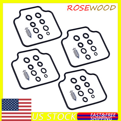 Carburetor Carb Repair Rebuild 4 Kits For 1983-85 Honda nighthawk cb550 cb650