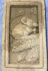 Carruth Studios 1996 Field Mouse On Pine Plaque Wall Tabletop 3” x .75” x 6.5” — photo 2