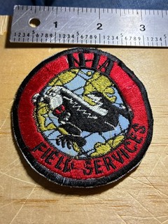 1960s/70s/80s? US ARMY PATCH NHA FIELD SERVICES ORIGINAL BEAUTY!