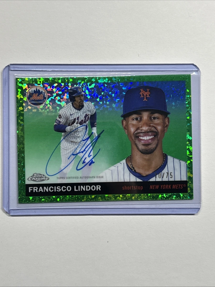 Francisco Lindor Baseball Serial Numbered Sports Trading Cards