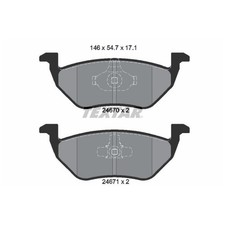 Satz Bremsbeläge Bremsklötze hinten für Ford Maverick | 24145949