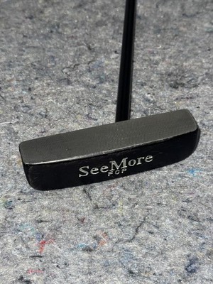 SeeMore FGP Blade Putter Right Hand 35 In Steel Shaft Unisex Black Golf Club