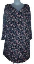 Old Navy Women’s Black  V Neck Short Sleeve Dress Size M BG 17