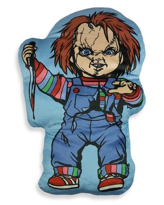 Child's Play Pillow Evil Chucky Soft Plush Travel Cloud Pillow 22'' X 15''