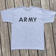 Vintage 80s-90s Double Sided Single Stitch Army Tee Men’s L