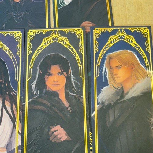 Throne of Glass Foiled Bookmark Set of 9, Rowan Manon Lysnadra, 8"h - Foto 3 di 6