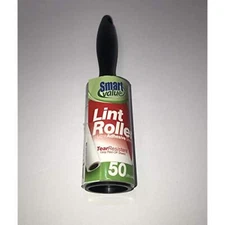 Smart Value Lint Roller 50 Ultra Adhesive Sheets Tear Resistant Easy Peel Off