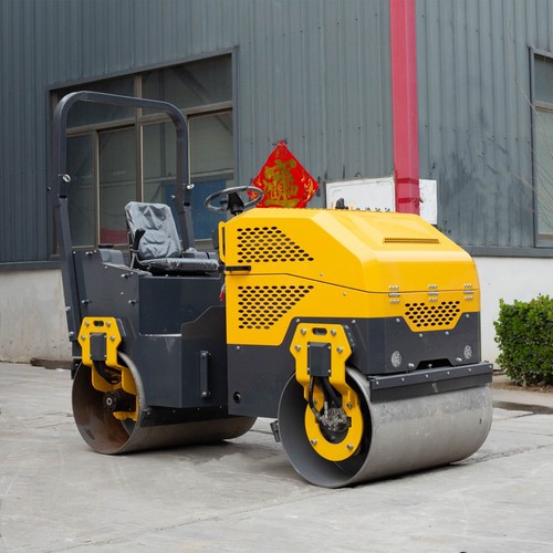 FreeShip 2Ton Road Roller Vibratory Roller Asphalt Ride On Mini Compactor Roller - Picture 10 of 11