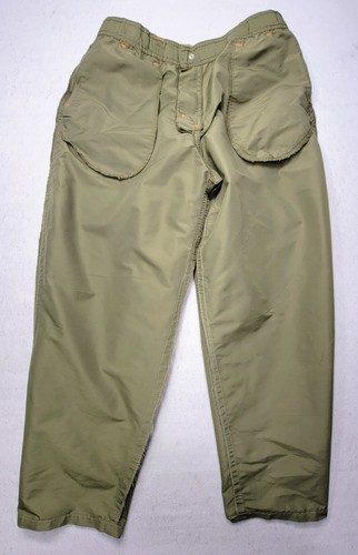Pantaloni cargo Sancezz vintage tecnologia verde rave skater nylon gotico 32 anni 90 - Foto 11 di 12
