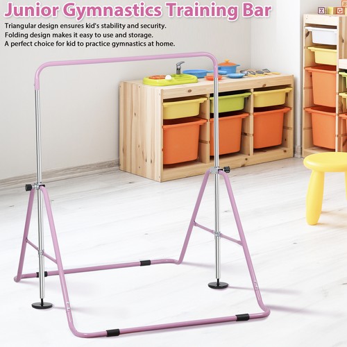 Barras de Gimnasia para Niños Ajustables Junior Extensibles Plegables Barras Horizontales - Imagen 8 de 24