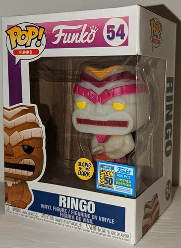 Funko Pop 54 Ringo - Freaky Tiki Fundays 2019 400 LE Glow in the Dark GITD White