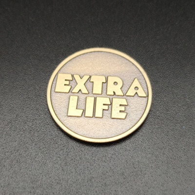 15pcs Ready Player One Extra Life Coin officiel Quarter Cosplay Prop Commenorative Co-wf