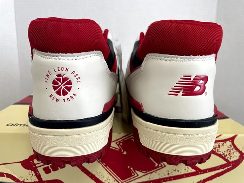 NEW BALANCE X AIME LEON DORE ALD 550 WHITE RED CHICAGO SZ 11.5 BB550AE1 - Picture 4 of 7