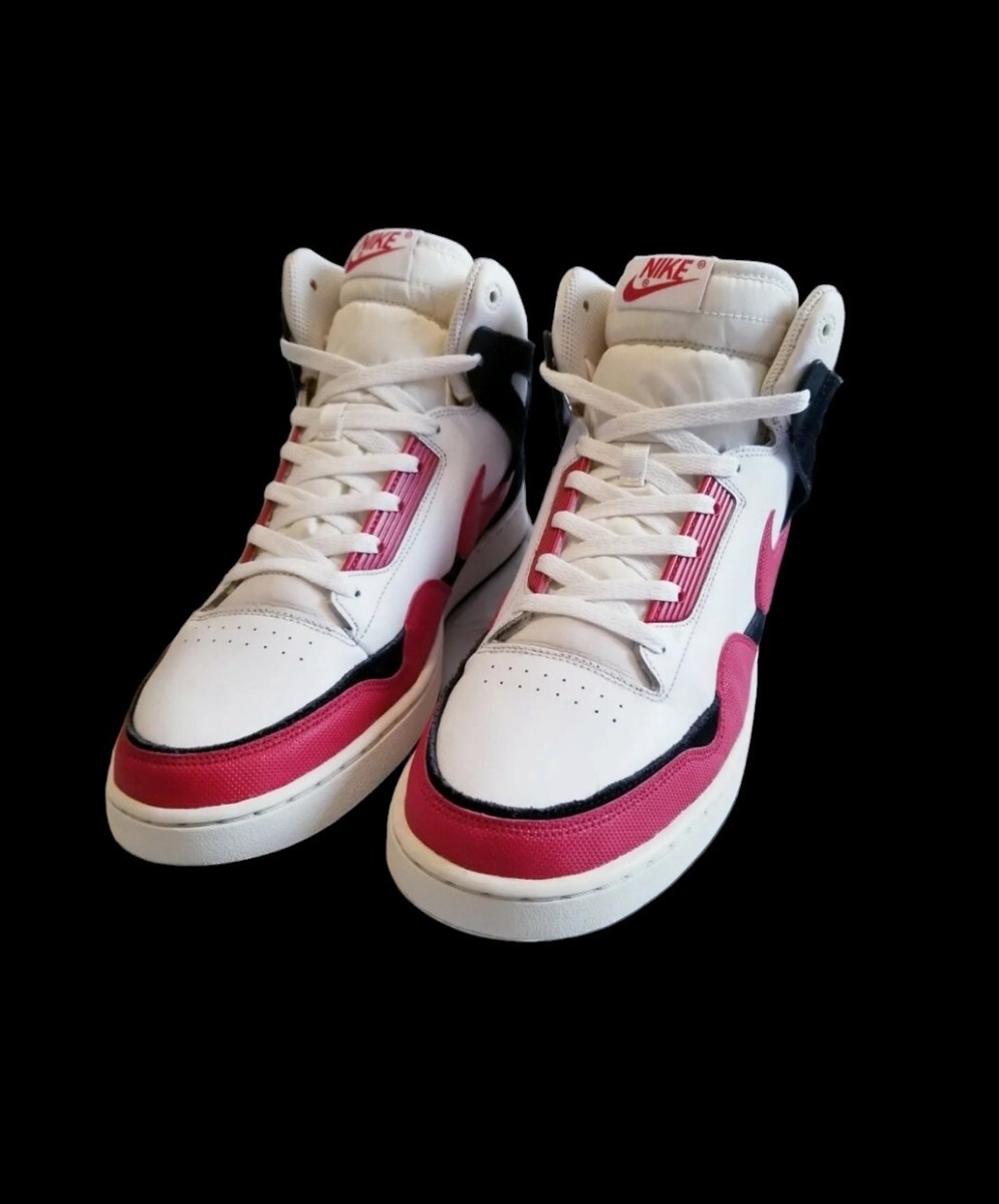 Nike Mens Alphaballer Mid 487858-106 White/Red Basketball  display picture 1