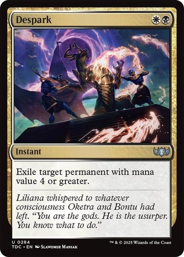 【foil版】mtg×ff Despark 灯の燼滅 コマンダーパーティープロモ MTG Despark - FINAL FANTASY (FOIL) Commander Party Promo Near Mint