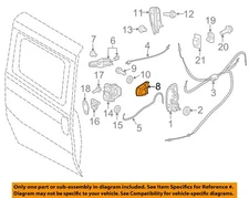 CHRYSLER OEM 15-22 ProMaster City Lock Hardware-Handle Bezel 5YF63JXWAA