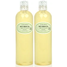 ORGANIC RICE BRAN OIL PURE COLD PRESSED 2 OZ 4 OZ 8 OZ 12 OZ 24 O-UP TO 1 GALLON