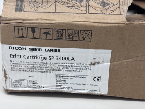 Ricoh Savin Liner Druckerpatrone SP 3400LA schwarz-versiegelte Patrone