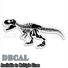 T Rex Skeletion Decal Sticker