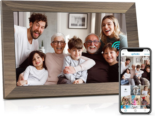 Wifi Digital Picture Frame 10.1 Inch, IPS Touch Screen Smart Cloud Digital Photo